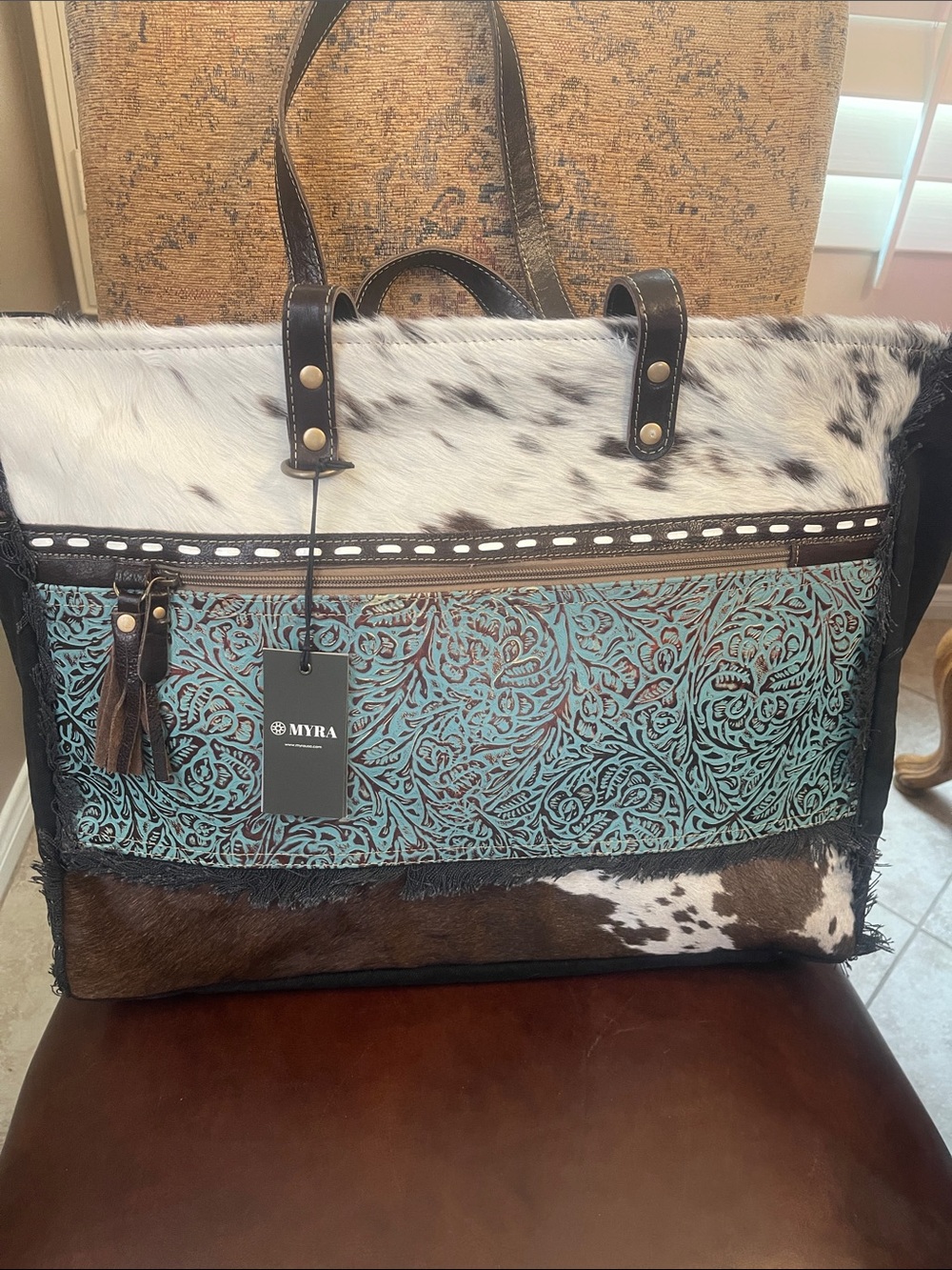Myra-Seagrass Weekender / Actual Bag